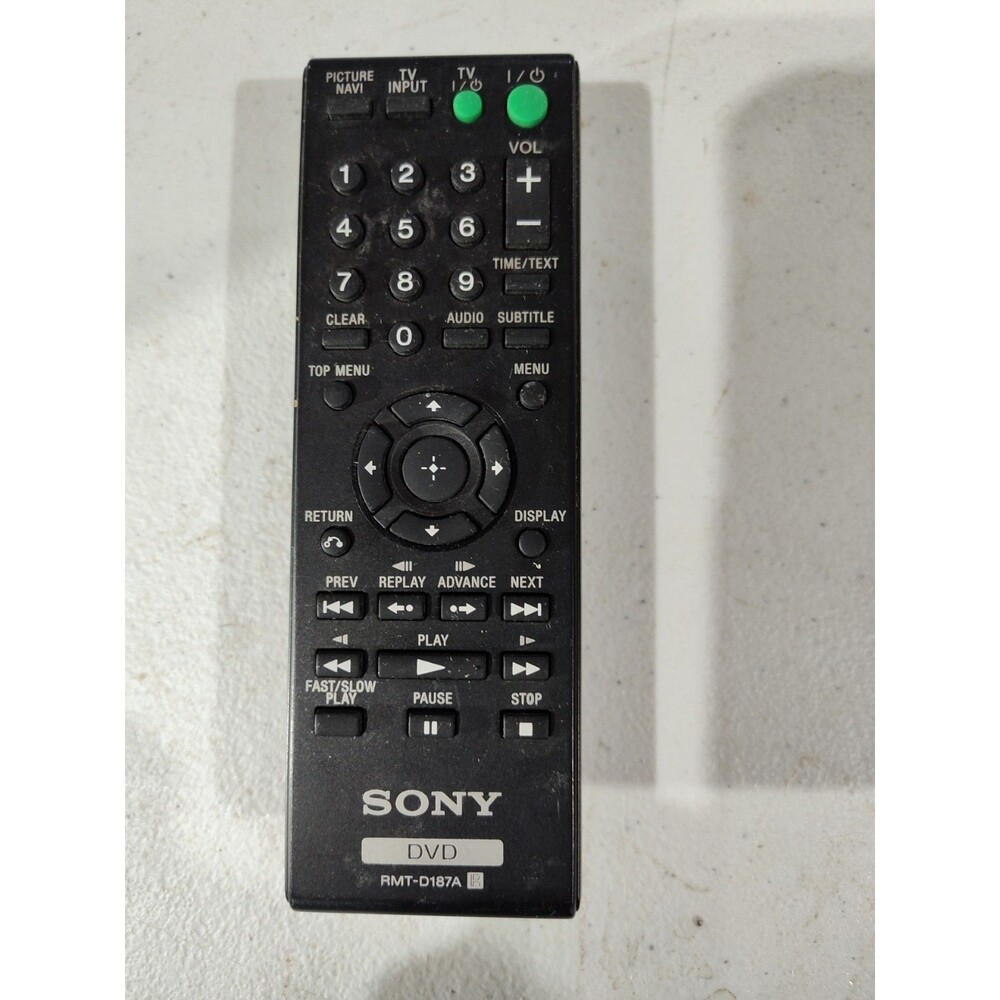 Sony RMT-D187A  Remote Control for DVD Player